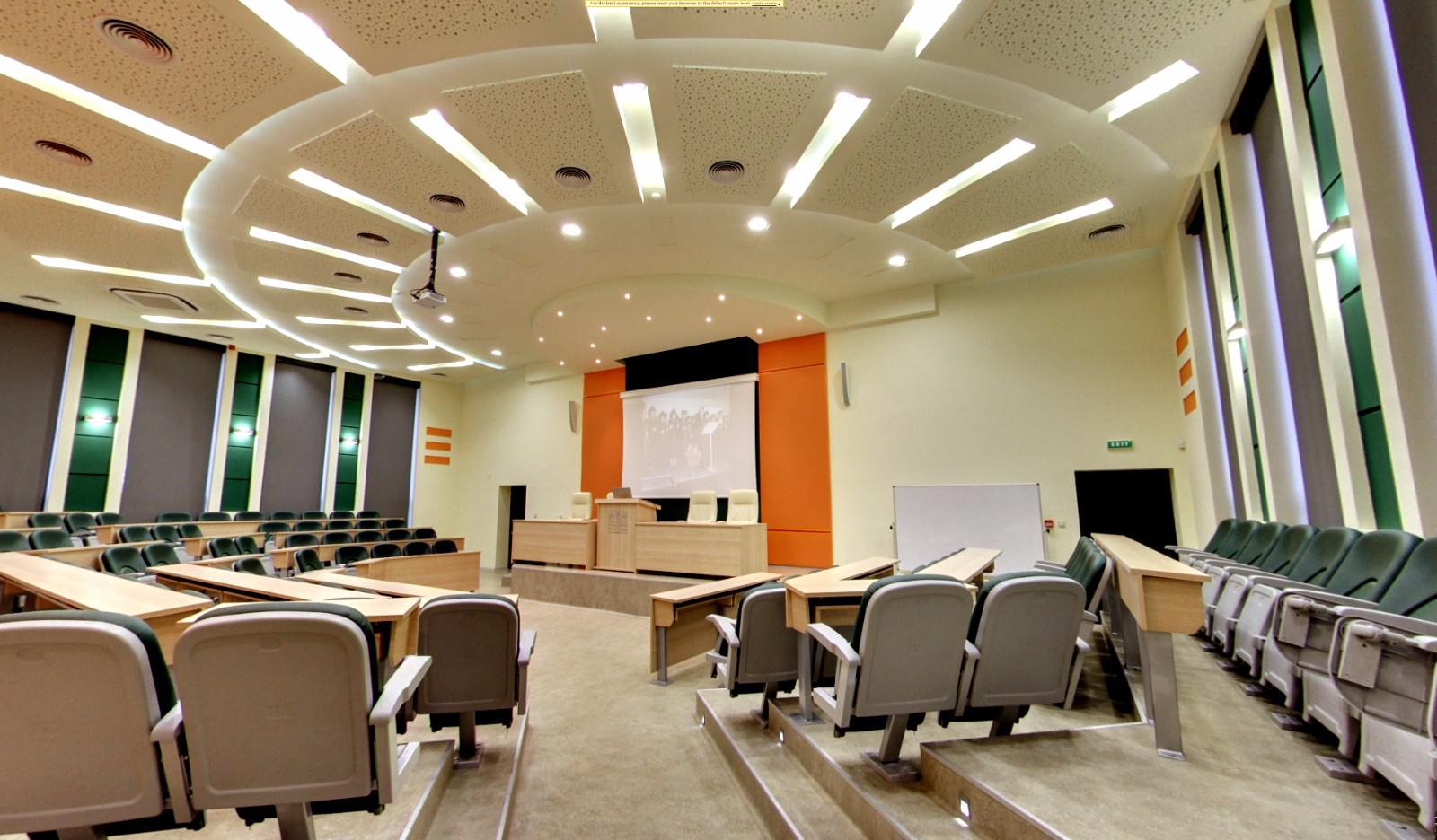 Аудитория в Аудиторен комплекс на Медицински университет - Пловдив